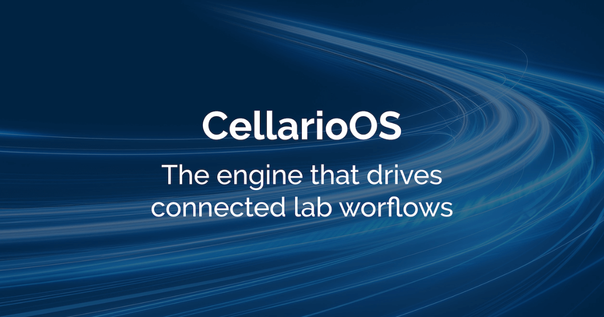 CellarioOS is the engine that drives connected lab workflows (OG image - decorative)