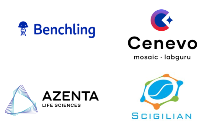 The Cellario OS connector ecosystem spanning ELNs, LIMS, sample management platforms, informatics tools, and AI Scientist platforms, underpinned by 500+ instrument drivers.